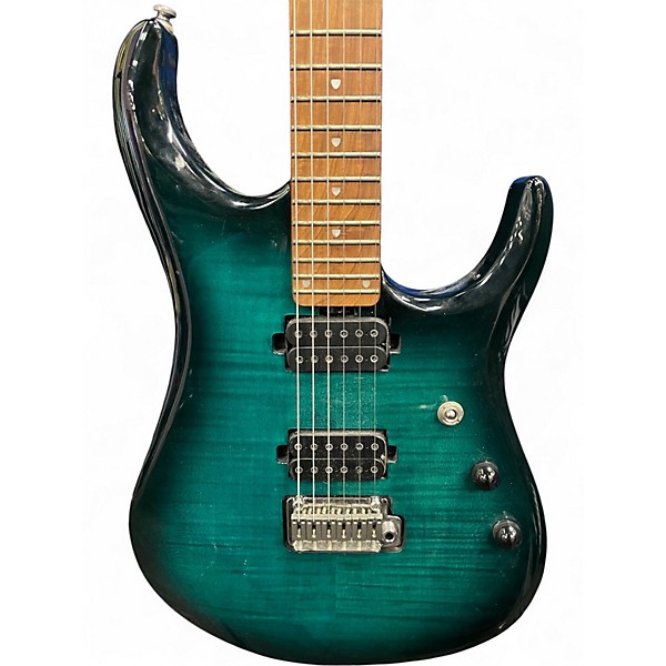 Used 2020s Sterling by Music Man JP150 Emerald Green Solid Body Electric Guitar