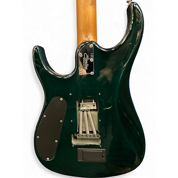 Used 2020s Sterling by Music Man JP150 Emerald Green Solid Body Electric Guitar