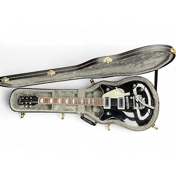 Used 2020s Gretsch Guitars G5445T Black Solid Body Electric Guitar