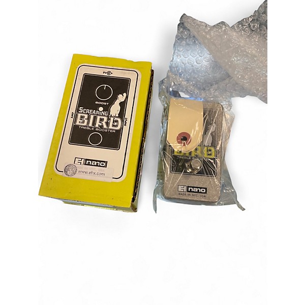 Used Electro-Harmonix Screaming Bird Treble Booster Effect Pedal