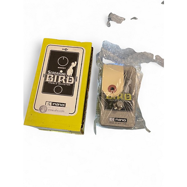 Used Electro-Harmonix Screaming Bird Treble Booster Effect Pedal