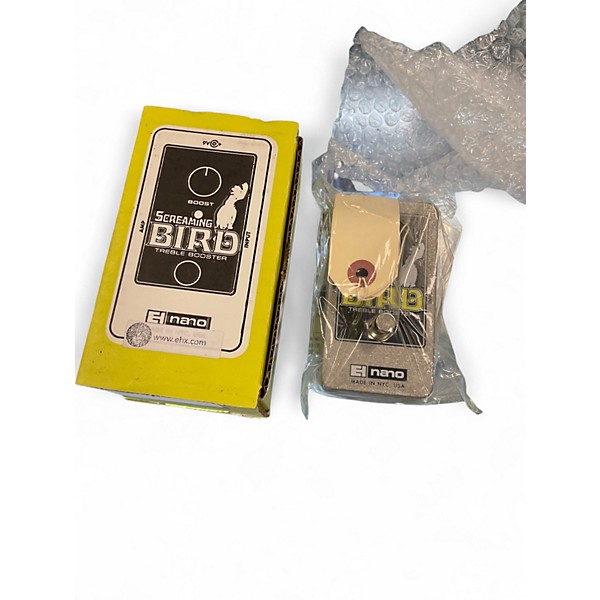 Used Electro-Harmonix Screaming Bird Treble Booster Effect Pedal