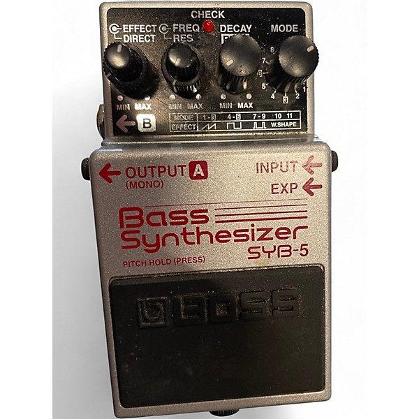 Used BOSS SYB5 Bass Synth Bass Effect Pedal