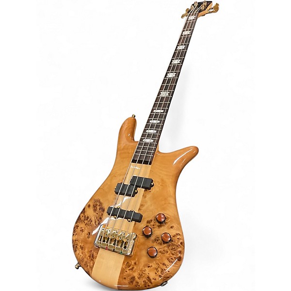 Used Spector Euro4 LX POPLAR BURL NATURAL Electric Bass Guitar