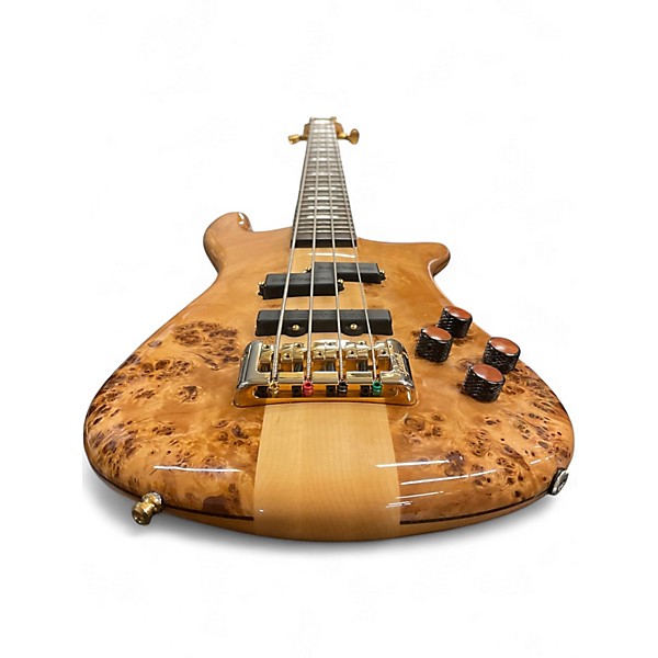 Used Spector Euro4 LX POPLAR BURL NATURAL Electric Bass Guitar