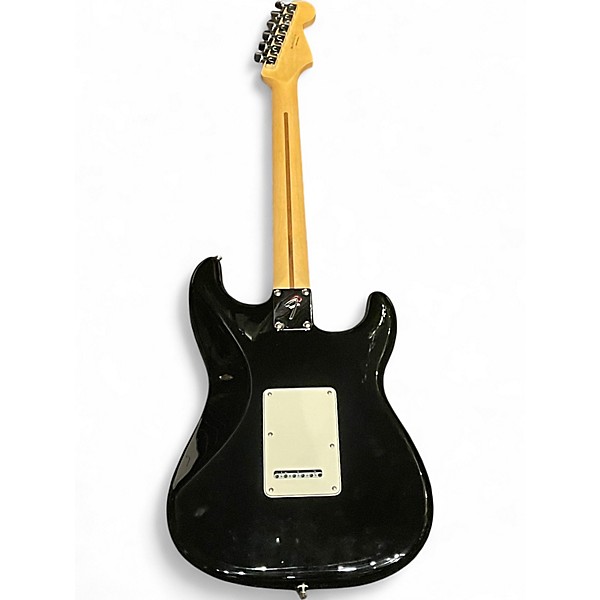 Used 2022 Fender Player Stratocaster Left Handed Black Solid Body Electric Guitar