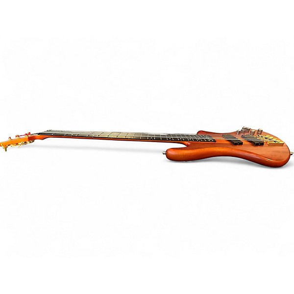 Used Schecter Guitar Research Stiletto Studio 5 String Antique Amber Electric Bass Guitar