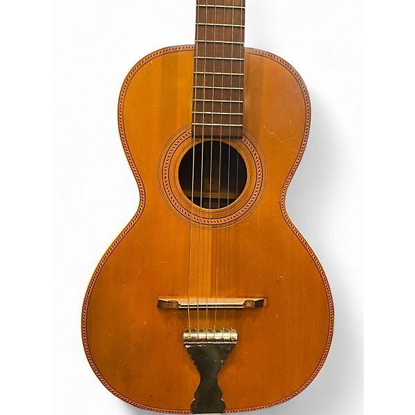 Vintage 1900s Marquette Parlor Natural Acoustic Guitar