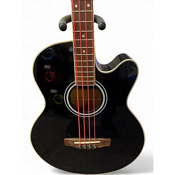 Used Ibanez AEB5E BLACK Acoustic Bass Guitar