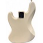 Used Fender Standard Jazz Bass Olympic White Electric Bass Guitar