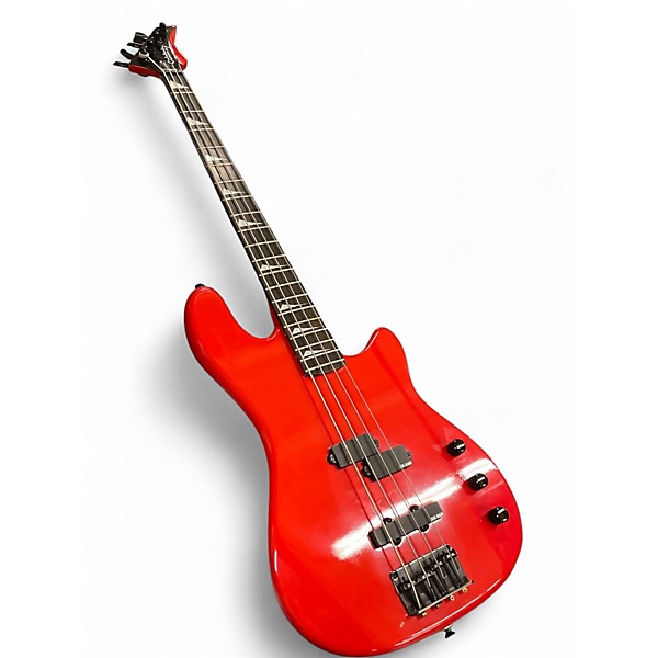 Used Ovation BC2 Red Electric Bass Guitar
