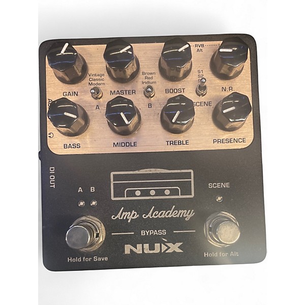 Used NUX AMP ACADAMY BYPASS Effect Pedal