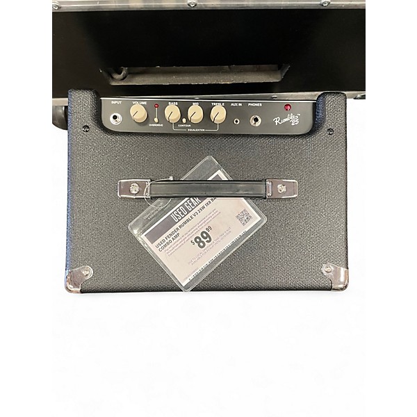 Used Fender Rumble V3 25w 1x8 Bass Combo Amp
