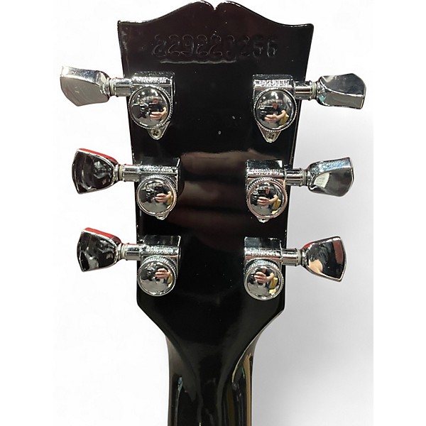 Used Gibson Les Paul Traditional Pro V Trans Black Solid Body Electric Guitar