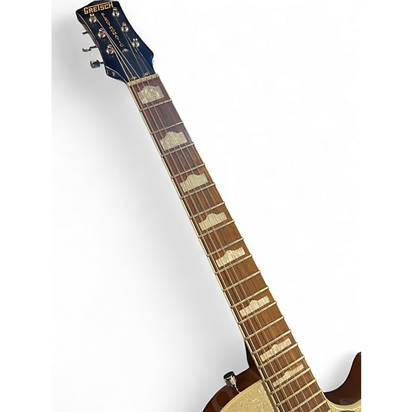 Used 2014 Gretsch Guitars G5230T Electromatic Jet FT with Bigsby  Silver Sparkle Solid Body Electric Guitar