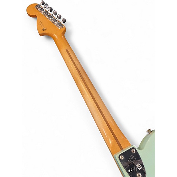 Used 2021 Fender TELECASTER DELUXE AGED SEA FOAM Solid Body Electric Guitar