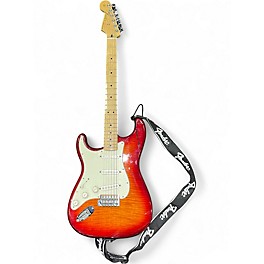 Used 2017 Fender Standard Stratocaster Left Handed Cherry Sunburst Electric Guitar