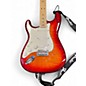 Used 2017 Fender Standard Stratocaster Left Handed Cherry Sunburst Electric Guitar