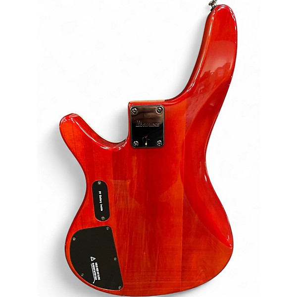 Used Ibanez SRX3EXQM1 Candy Red Burst Electric Bass Guitar