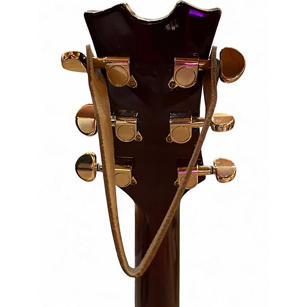 Used Dean PE FQA TBZ Copper Burst Acoustic Electric Guitar