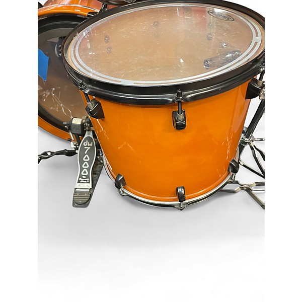 Used Peace 5 Piece DEMOLITIAN MAHOGANY DRUM KIT Natural Drum Kit