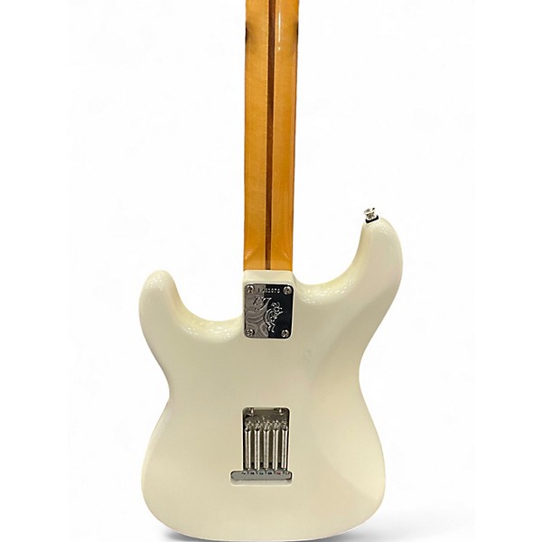 Used Fender Artist Series Eric Johnson Stratocaster White Blonde Solid Body Electric Guitar
