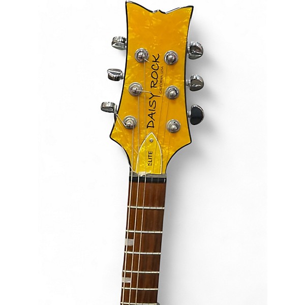 Used Daisy Rock Elite Classic Yellow Solid Body Electric Guitar