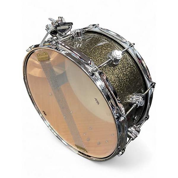Used DW 14X6.5 Performance Series Snare Pewter Sparkle Drum