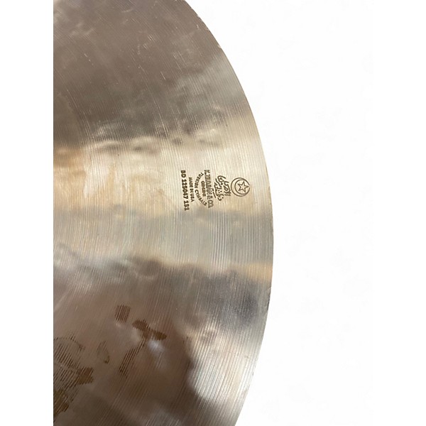 Used Zildjian 18in k paper thin crash Cymbal