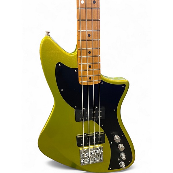 Used Fender American Ultra ii Meteora Bass Solar Flare Electric Bass Guitar