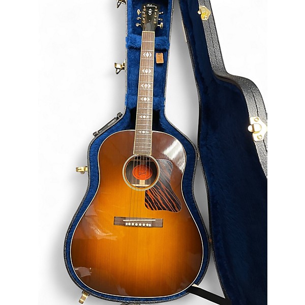 Used 2013 Gibson ADIRONDACK AJ CUSTOM SHOP LTD EDITION AMBERBURST Acoustic Electric Guitar