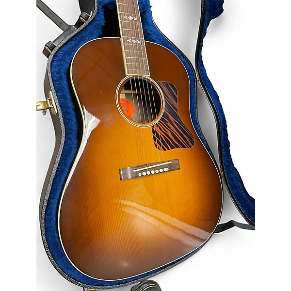 Used 2013 Gibson ADIRONDACK AJ CUSTOM SHOP LTD EDITION AMBERBURST Acoustic Electric Guitar