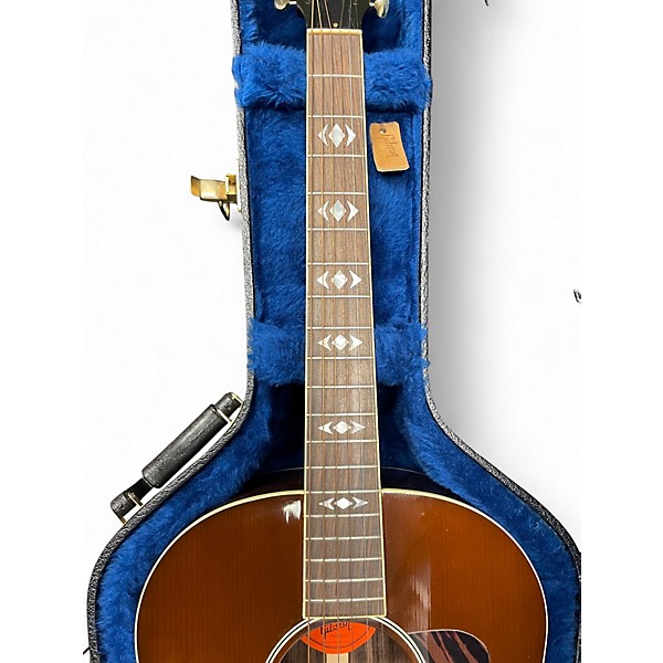 Used 2013 Gibson ADIRONDACK AJ CUSTOM SHOP LTD EDITION AMBERBURST Acoustic Electric Guitar