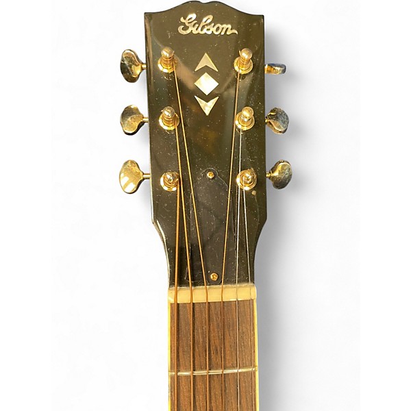 Used 2013 Gibson ADIRONDACK AJ CUSTOM SHOP LTD EDITION AMBERBURST Acoustic Electric Guitar