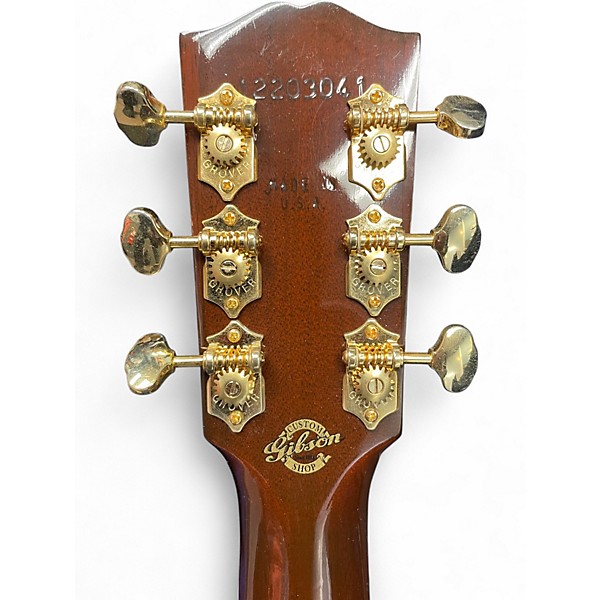 Used 2013 Gibson ADIRONDACK AJ CUSTOM SHOP LTD EDITION AMBERBURST Acoustic Electric Guitar