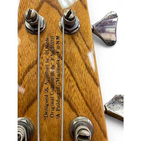 Vintage 1980 Aria SB-1000 Natural Electric Bass Guitar