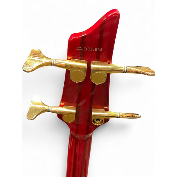 Used Fender PROPHECY 3 Cherry Electric Bass Guitar