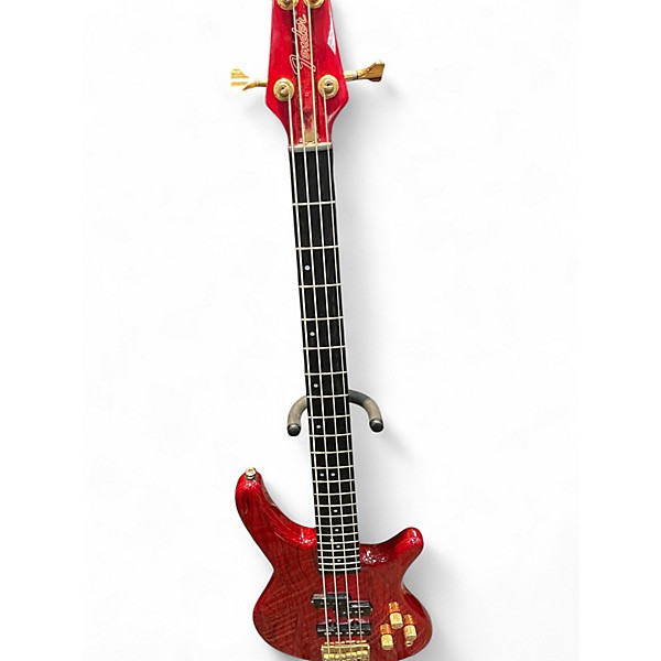 Used Fender PROPHECY 3 Cherry Electric Bass Guitar