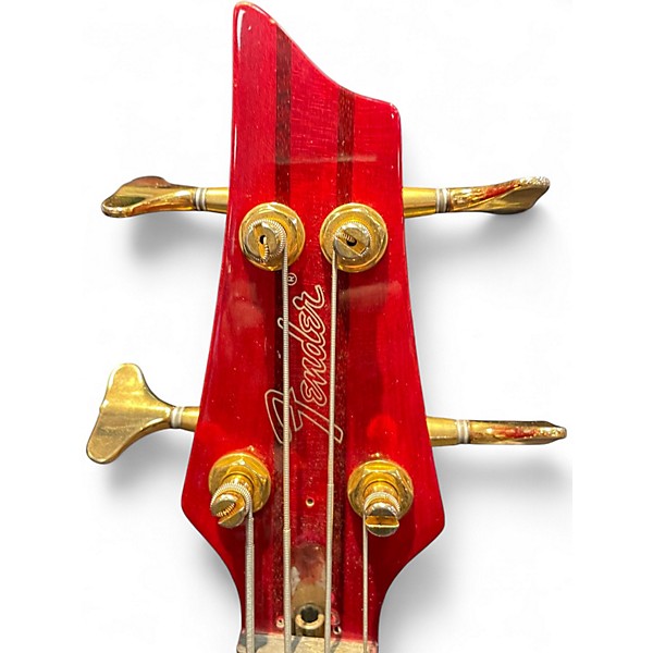Used Fender PROPHECY 3 Cherry Electric Bass Guitar