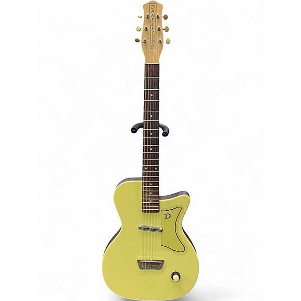 Used Danelectro U1 Mustard Yellow Solid Body Electric Guitar
