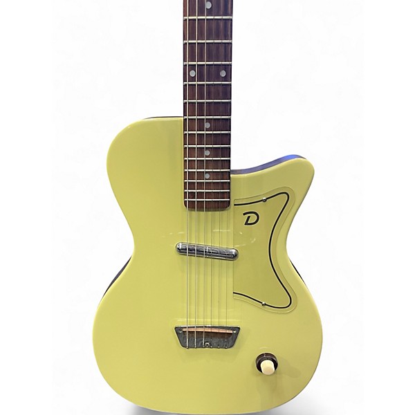 Used Danelectro U1 Mustard Yellow Solid Body Electric Guitar