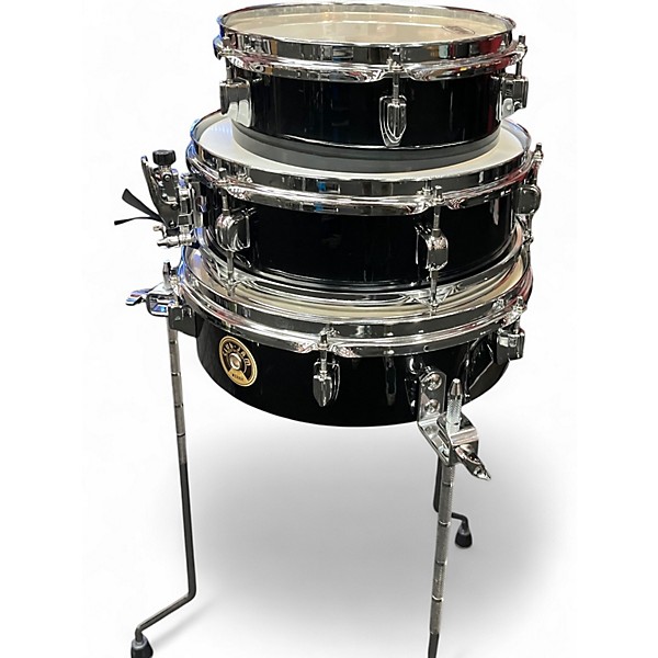 Used TAMA 4 Piece club jam Black Drum Kit