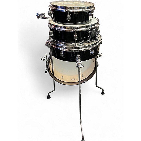 Used TAMA 4 Piece club jam Black Drum Kit