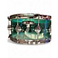 Used DW 6.5X14 Design Series Acrylic Snare SEA GLASS Drum