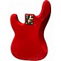 Used Fender Standard Precision Bass Red Electric Bass Guitar