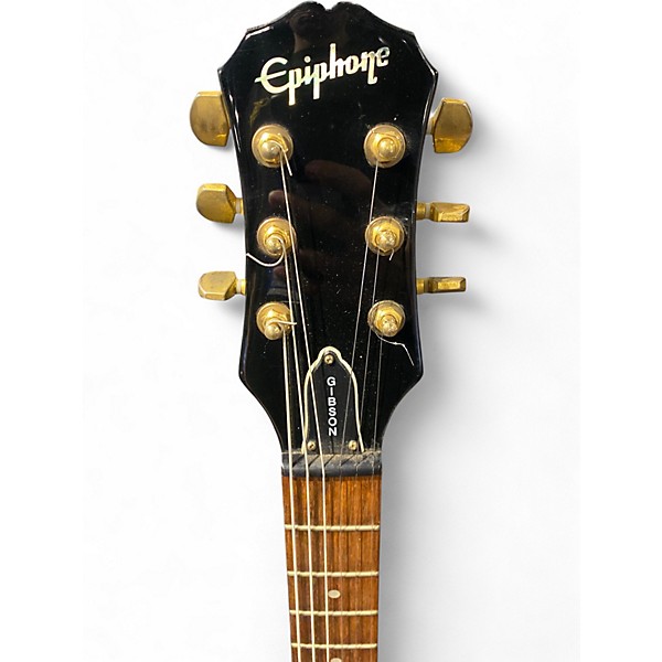 Used Epiphone Les Paul Black Solid Body Electric Guitar