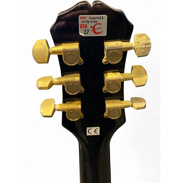 Used Epiphone Les Paul Black Solid Body Electric Guitar