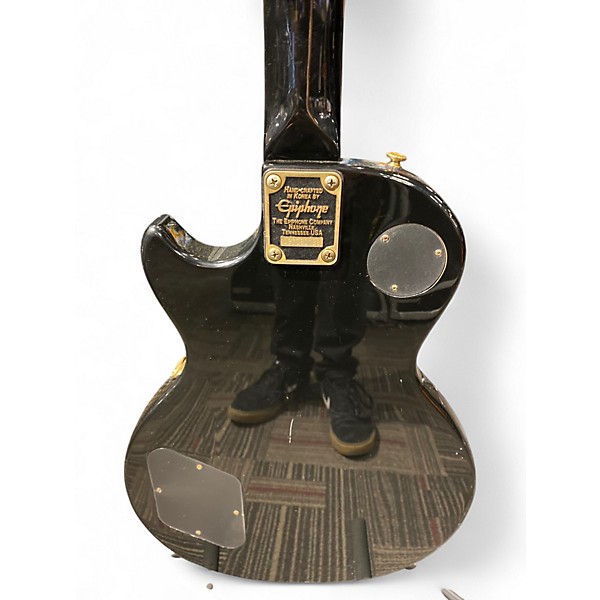 Used Epiphone Les Paul Black Solid Body Electric Guitar