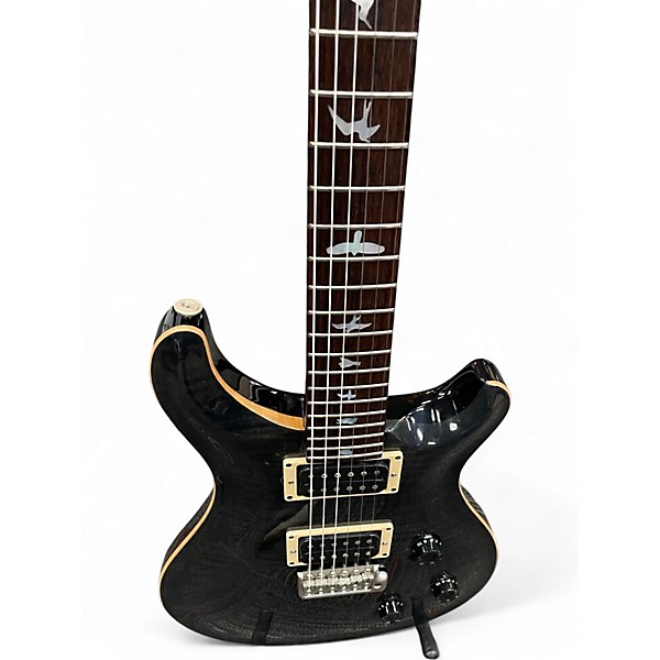 Vintage 1993 PRS Custom 24 Trans Black Solid Body Electric Guitar