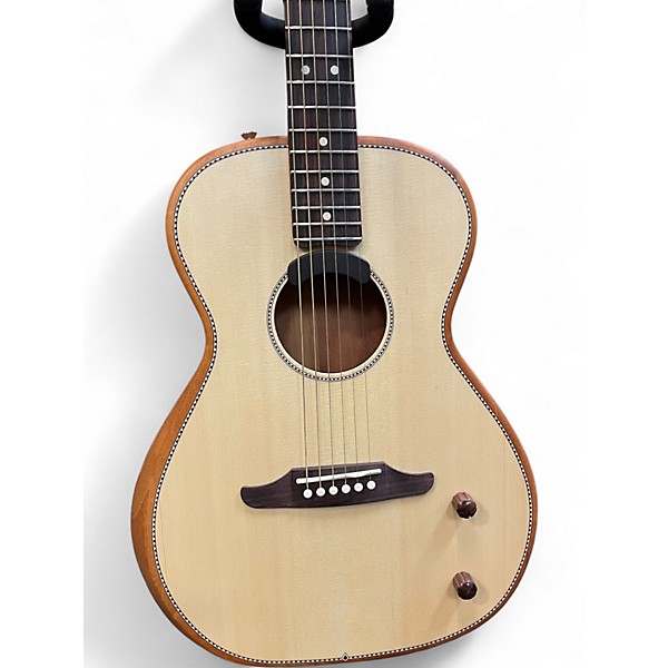 Used 2023 Fender Highway Series Parlor Spruce Natural Acoustic Electric Guitar